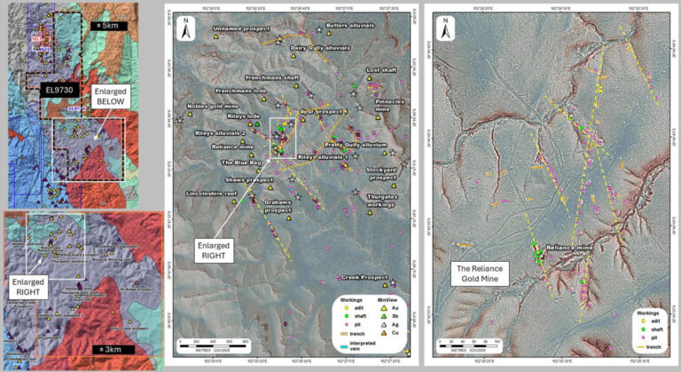 791 ANTIMONY, GOLD AND COPPER MINERALISATION MINE WORKINGS IDENTIFIED ...
